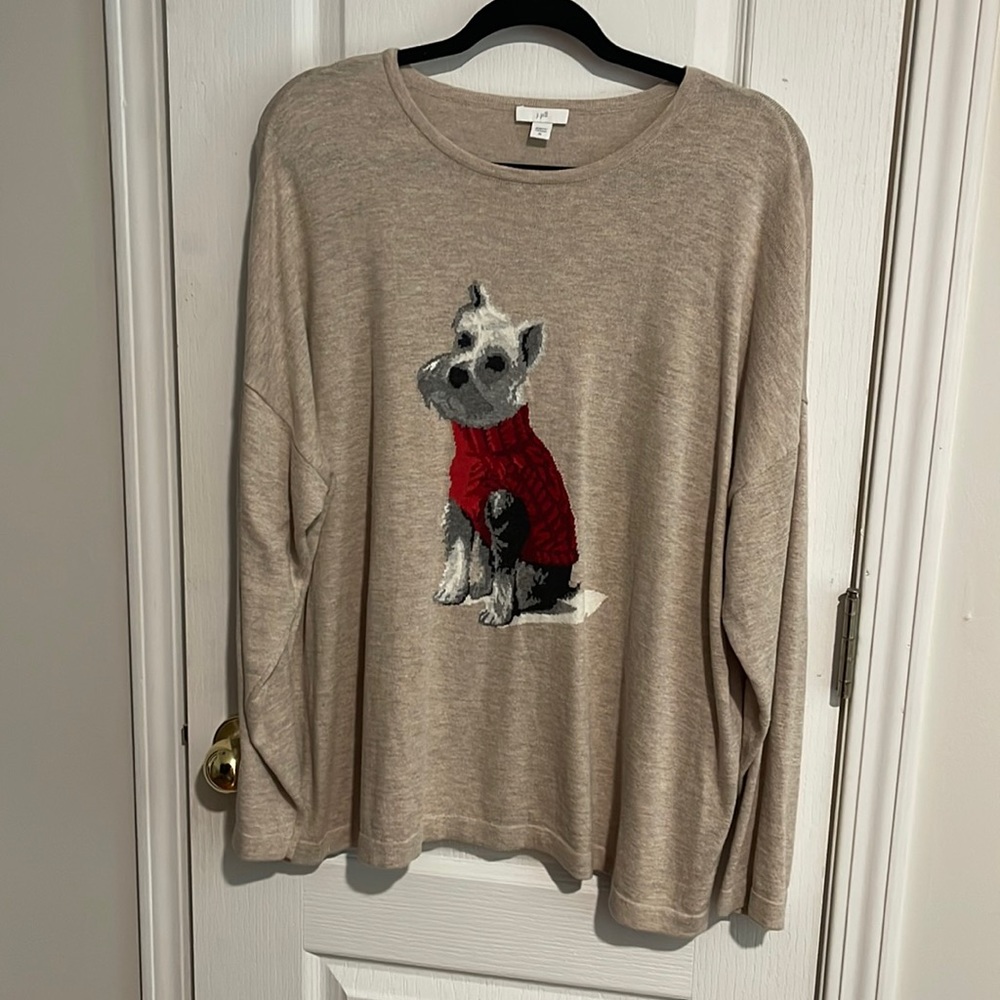J. Jill Drop Shoulder Sweater